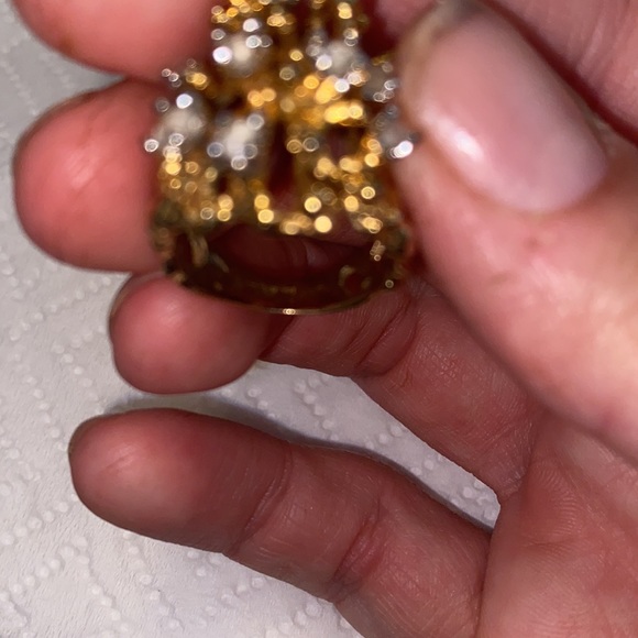 Antique unique gold plated ring - Picture 3 of 5